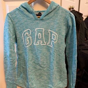 GAP Women's Turquoise Cowl Neck Sweater